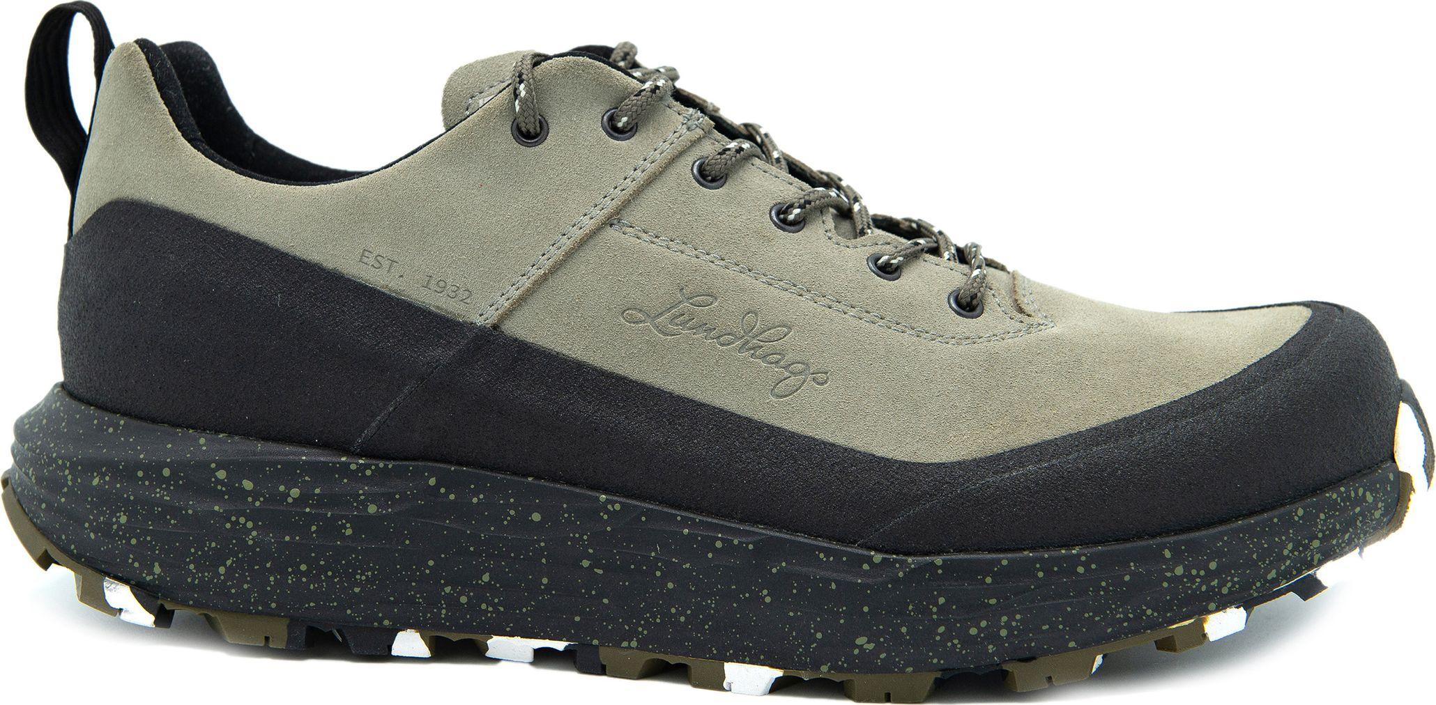 Sandfarget Lundhags Tived Trail Shoe for dame sett fra siden