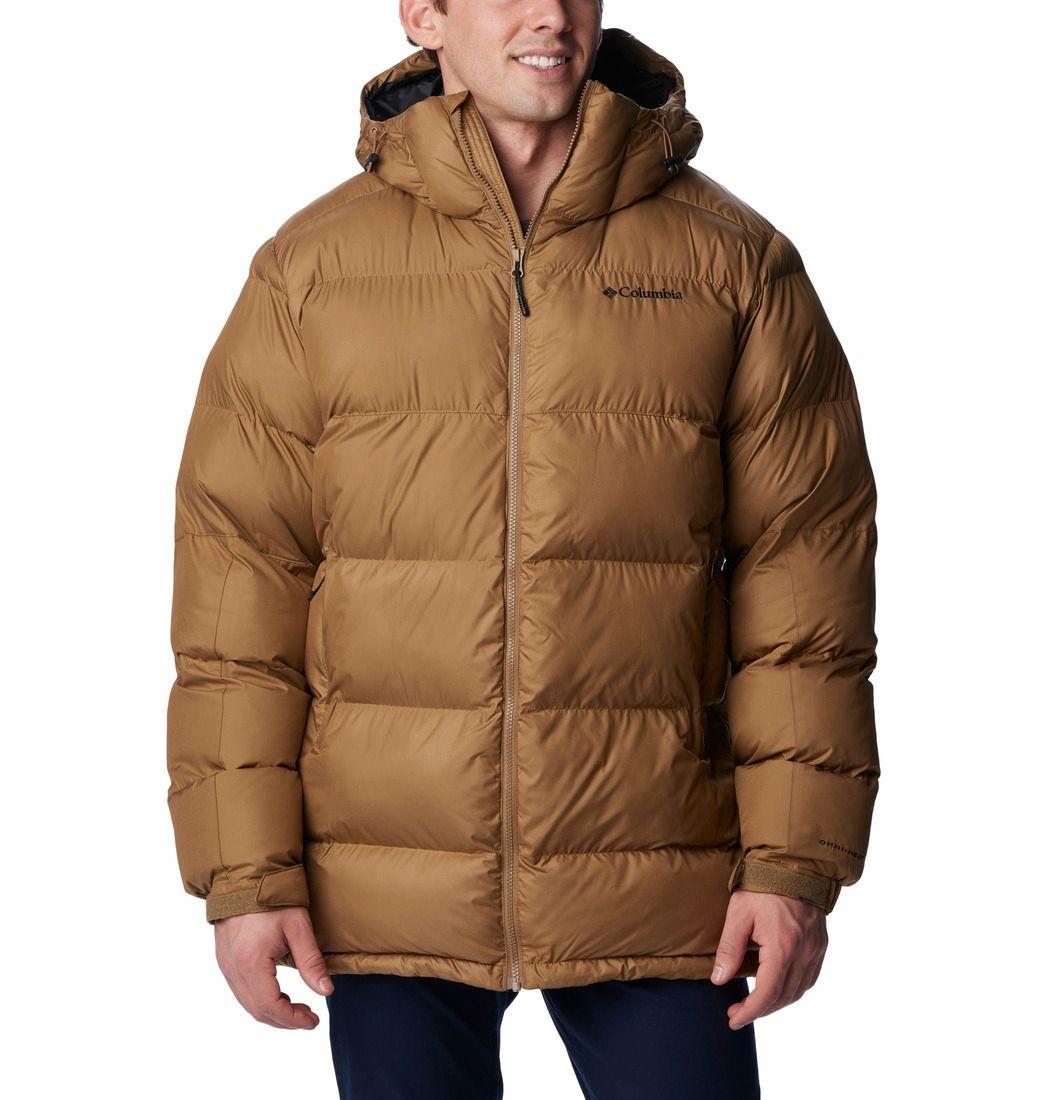 Brun Columbia Pike Lake isolert parkas for herre