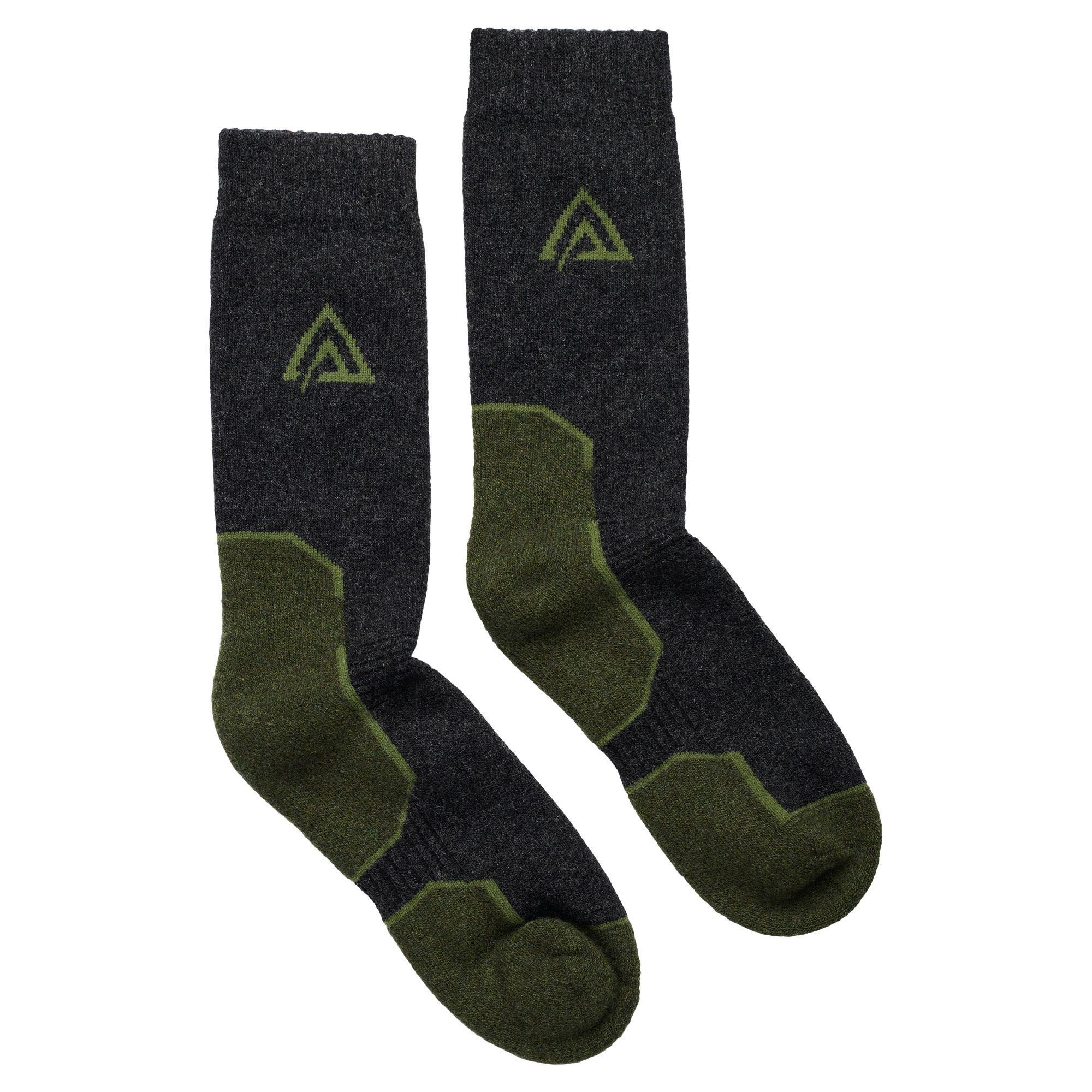 Grønnmelert Aclima WarmWool ullsokk