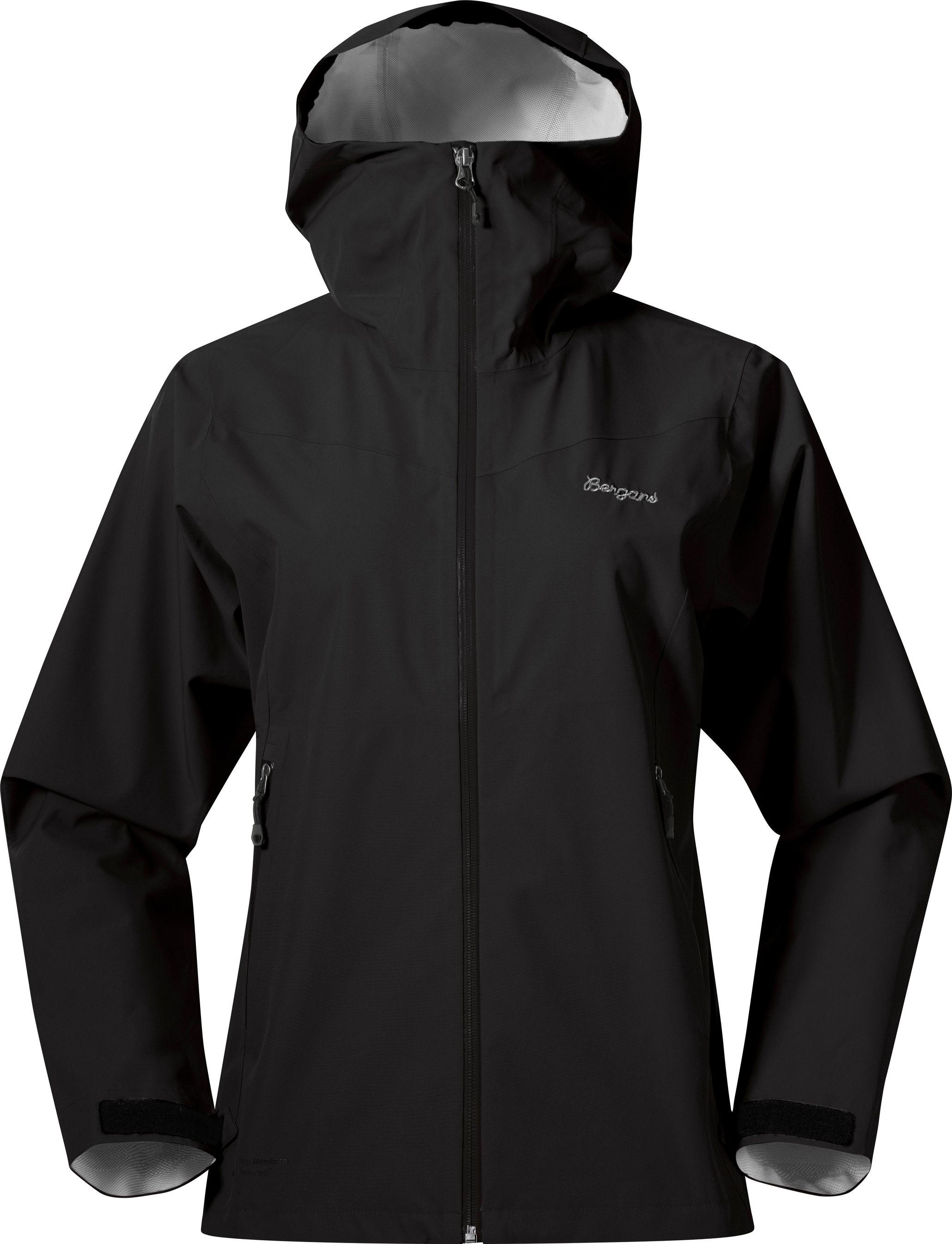 Svart Bergans Essentials 2,5-lags skalljakke for dame