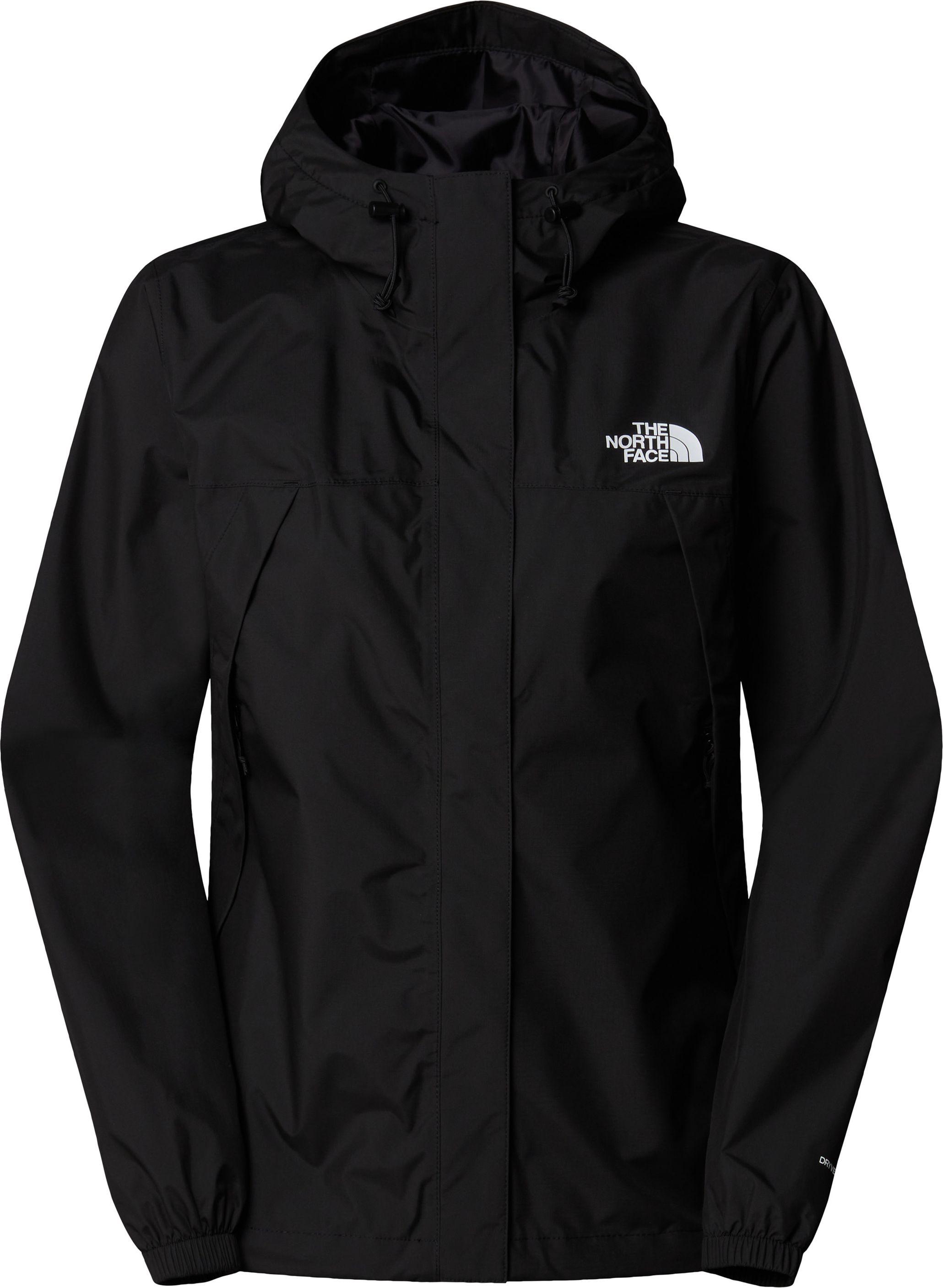 Svart The North Face Antora regn- og skalljakke for dame