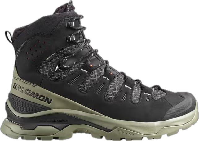 Svart og grønn Salomon Quest 5 GTX fjellstøvel for herre