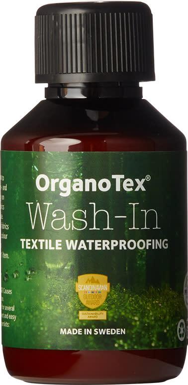Flaske med OrganoTex Bio Wash-In Textile Waterproofing 100 ml